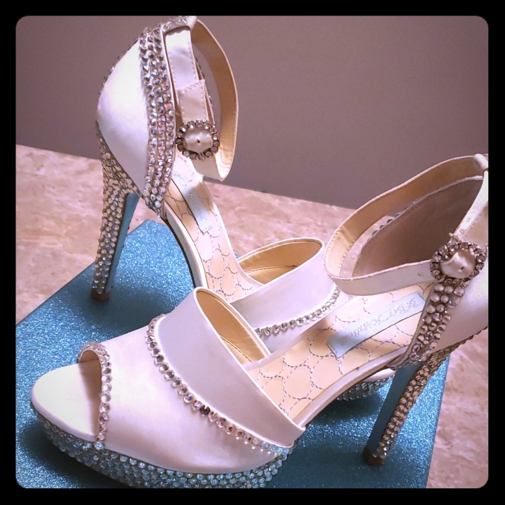 Betsy Blue Bridal Custom Made Heels